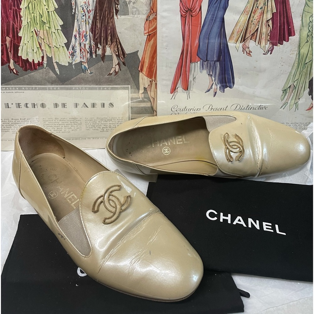 Chanel patent Leather Loafers